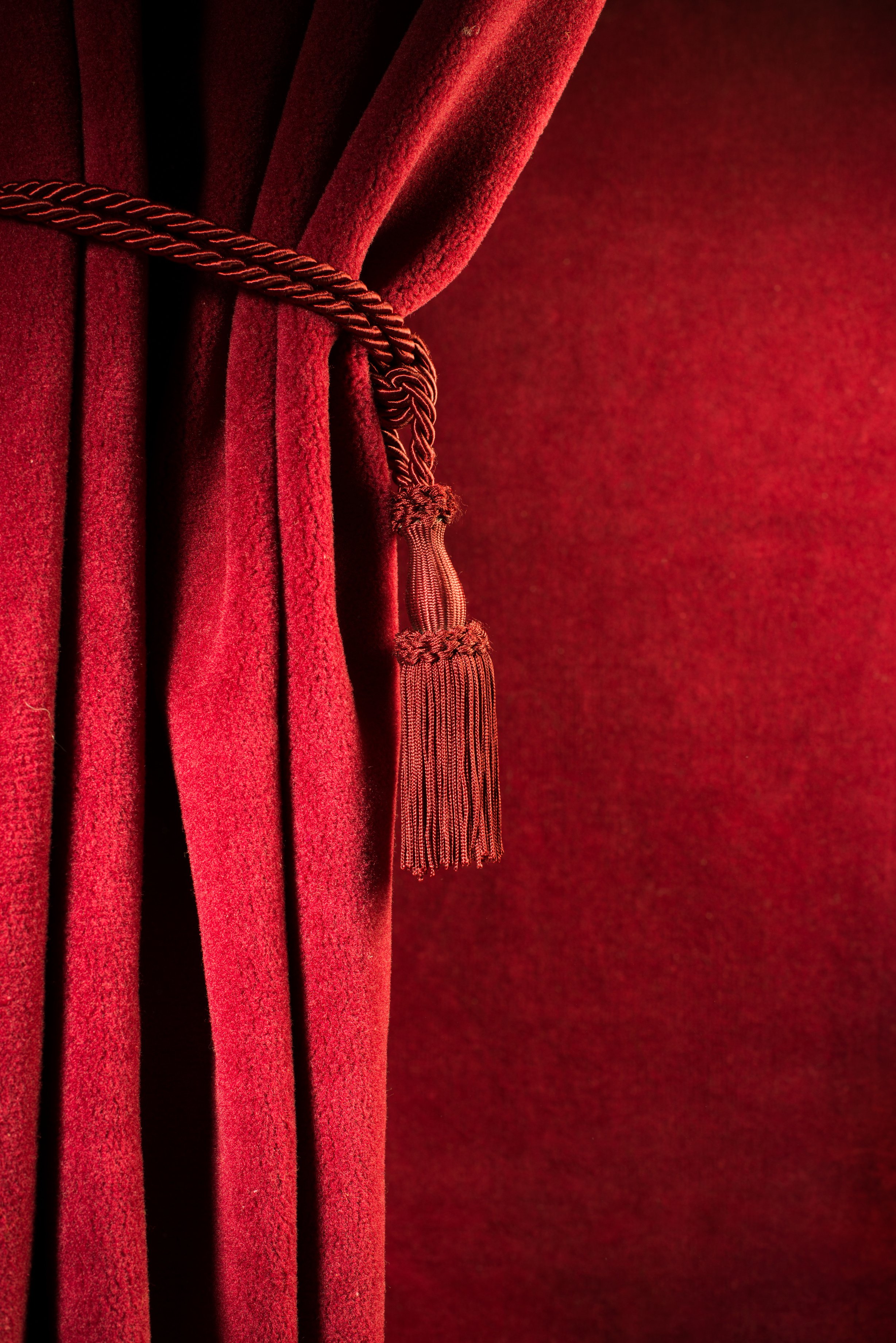 Red Theatre Curtain